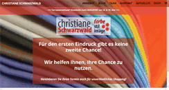 Desktop Screenshot of christiane-schwarzwald.de