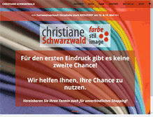 Tablet Screenshot of christiane-schwarzwald.de